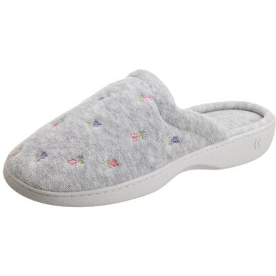 Isotoner Sabots Classiques en Tissu éponge pour Femme, Gris chiné, Taille S, Gris mélangé, 39/39.5 EU - Publicité Isotoner Sabots Classiques en Tissu éponge pour Femme, Gris chiné, Taille S, Gris mélangé, 39/39.5 EU - Publicité