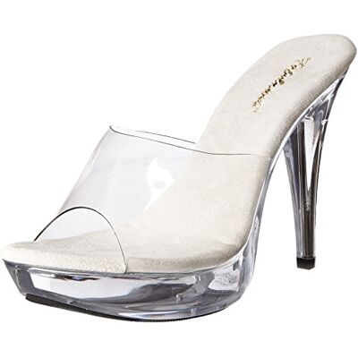 Pleaser Fabulicious COCKTAIL-501, Sandales Bout Ouvert Femme, Transparent (CLR/CLR), 37 EU (4) - Publicité Pleaser Fabulicious COCKTAIL-501, Sandales Bout Ouvert Femme, Transparent (CLR/CLR), 37 EU (4) - Publicité