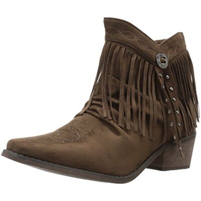 ROPER Women's Fringy Western Boot, Brown, 10 D US - Publicité ROPER Women's Fringy Western Boot, Brown, 10 D US - Publicité