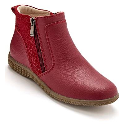 Pediconfort Boots cuir double zip - Publicité Pediconfort Boots cuir double zip - Publicité