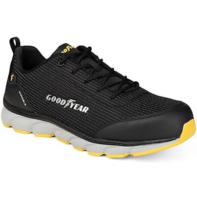 Goodyear S1P/SRA/HRO Chaussures de sécurité Composites sans métal pour Homme, Noir/Orange, 44 EU - Publicité Goodyear S1P/SRA/HRO Chaussures de sécurité Composites sans métal pour Homme, Noir/Orange, 44 EU - Publicité