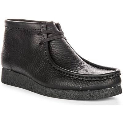 Clarks WallabeeEVO BT Mens Black Leather, 9 - Publicité Clarks WallabeeEVO BT Mens Black Leather, 9 - Publicité