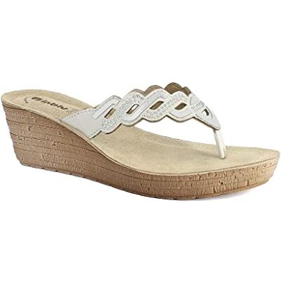 inblu Sandales pour Femme Tongs à Vagues avec Strass Tongues, Glace, 39 EU - Publicité inblu Sandales pour Femme Tongs à Vagues avec Strass Tongues, Glace, 39 EU - Publicité