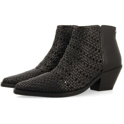 GIOSEPPO BOTTINES COWBOY TRESSÉES TALON CUIR LIVONIA - Publicité GIOSEPPO BOTTINES COWBOY TRESSÉES TALON CUIR LIVONIA - Publicité