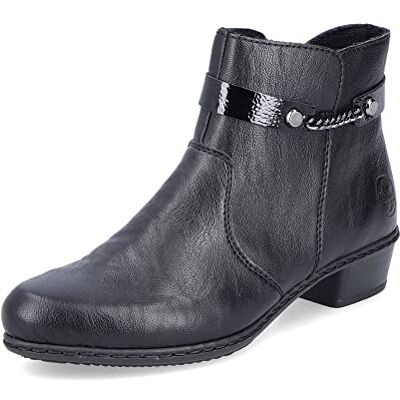 Rieker Femme Bottines Y0783, Dame Bottines,Bottillons,Chaussure d'hiver,fourrée,Bottes,Botte,Demi-Botte,Noir (Schwarz / 00),39 EU / 6 UK - Publicité Rieker Femme Bottines Y0783, Dame Bottines,Bottillons,Chaussure d'hiver,fourrée,Bottes,Botte,Demi-Botte,Noir (Schwarz / 00),39 EU / 6 UK - Publicité
