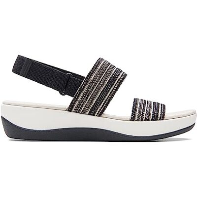 Clarks Femme Arla Stroll Sandale, Black Combi, 39 EU - Publicité Clarks Femme Arla Stroll Sandale, Black Combi, 39 EU - Publicité