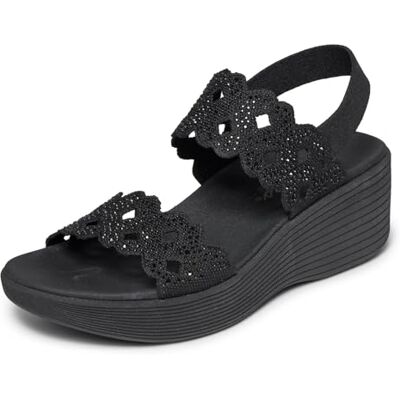 Skechers Parallel Lite Sassy Dayz 2.0 pour femme, noir/noir, 7 - Publicité Skechers Parallel Lite Sassy Dayz 2.0 pour femme, noir/noir, 7 - Publicité