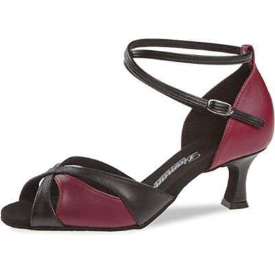 Diamant Femmes Chaussures de Danse Cuir Noir/Bordeaux 5 cm Flare Special Edition Taille: UK 3 - Publicité Diamant Femmes Chaussures de Danse Cuir Noir/Bordeaux 5 cm Flare Special Edition Taille: UK 3 - Publicité