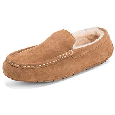 Polar Hommes Moccasins Australien Daim Peau Mouton Maison Fourrure Chaussons TAN42 AYC0253 - Publicité Polar Hommes Moccasins Australien Daim Peau Mouton Maison Fourrure Chaussons TAN42 AYC0253 - Publicité