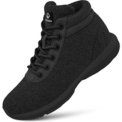 Giesswein Wool Sneaker High Top Hommes Noir 42 Chaussures d'hiver en mérinos pour Hommes, Bottes de Neige Chaudement fourrées, Bottes d'hiver Outdoor en Laine mérinos - Publicité Giesswein Wool Sneaker High Top Hommes Noir 42 Chaussures d'hiver en mérinos pour Hommes, Bottes de Neige Chaudement fourrées, Bottes d'hiver Outdoor en Laine mérinos - Publicité