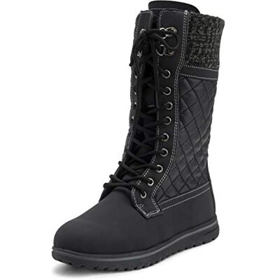 Polar Bottes hautes, thermiques, chaudes, pour l’hiver, la neige, la pluie, imperméables, bottes hautes au genou, pour femme, 38 EU - Publicité Polar Bottes hautes, thermiques, chaudes, pour l’hiver, la neige, la pluie, imperméables, bottes hautes au genou, pour femme, 38 EU - Publicité