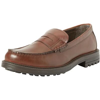 Jack & Jones Mocassins Jfwtim Hi Shine en Cuir pour Homme, Cognac, 42 EU - Publicité Jack & Jones Mocassins Jfwtim Hi Shine en Cuir pour Homme, Cognac, 42 EU - Publicité