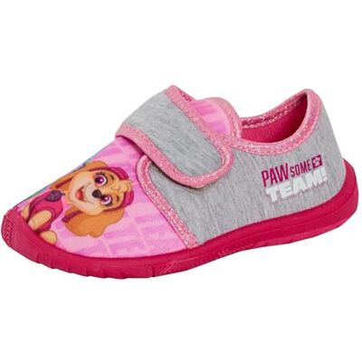 Paw Patrol Skye Everest Pantoufles antidérapantes à fixation facile pour chambre d'enfant, Gris/rose, 8.5 UK enfant - Publicité Paw Patrol Skye Everest Pantoufles antidérapantes à fixation facile pour chambre d'enfant, Gris/rose, 8.5 UK enfant - Publicité
