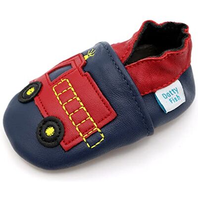 Dotty Fish Chaussures Bébé Premiers Camion de Pompiers 18-24 Mois - Publicité Dotty Fish Chaussures Bébé Premiers Camion de Pompiers 18-24 Mois - Publicité