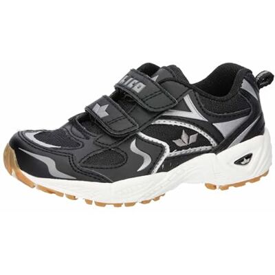 Lico Bob V Chaussures de Sport en Salle Unisexe pour Enfant Noir/Gris Taille 25 EU, Noir/Gris, 25 EU - Publicité Lico Bob V Chaussures de Sport en Salle Unisexe pour Enfant Noir/Gris Taille 25 EU, Noir/Gris, 25 EU - Publicité