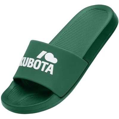 Kubota Claquette Homme Sandales à enfiler Chaussures Pour Piscine et Plage Sandales été Vert Foncé 41 - Publicité Kubota Claquette Homme Sandales à enfiler Chaussures Pour Piscine et Plage Sandales été Vert Foncé 41 - Publicité
