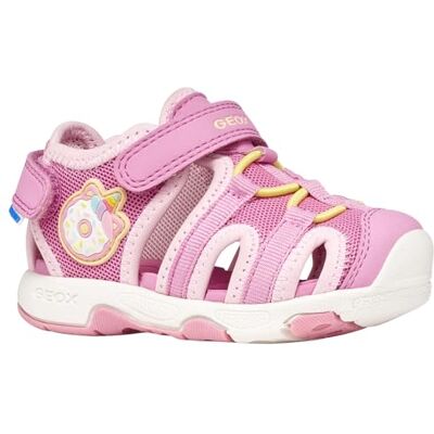 Geox Bébé Fille B Sandal Multy Girl, DK Pink Lt Yellow, 24 EU - Publicité Geox Bébé Fille B Sandal Multy Girl, DK Pink Lt Yellow, 24 EU - Publicité
