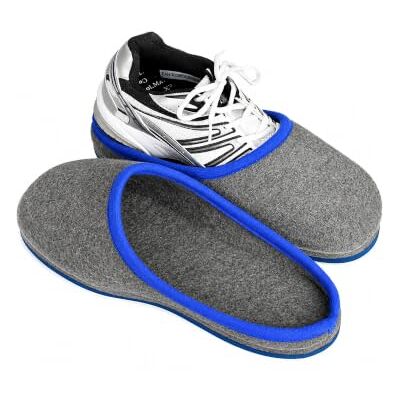 Pantoffelmann chaussons en feutre à enfiler avec semelle en caoutchouc Taille unique jusqu’au 46 Chaussons chauds pour invités pour protéger des saletés et des rayures - Publicité Pantoffelmann chaussons en feutre à enfiler avec semelle en caoutchouc Taille unique jusqu’au 46 Chaussons chauds pour invités pour protéger des saletés et des rayures - Publicité