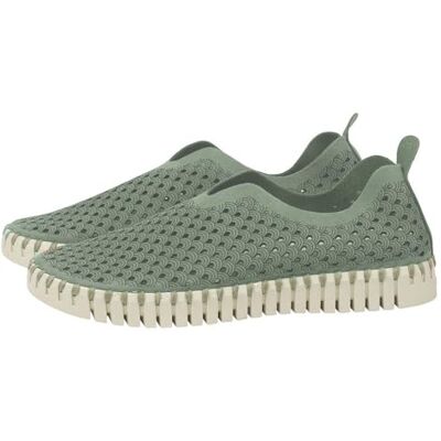 Ilse Jacobsen HORNBÆK Flache Damen-Schuhe Slip-on Sneaker mit Recyceltem Rutschfester Natur-Gummisohle Tulip3275 Leicht Atmungsaktiv Umweltfreundlich Laurel Green 36 - Publicité Ilse Jacobsen HORNBÆK Flache Damen-Schuhe Slip-on Sneaker mit Recyceltem Rutschfester Natur-Gummisohle Tulip3275 Leicht Atmungsaktiv Umweltfreundlich Laurel Green 36 - Publicité