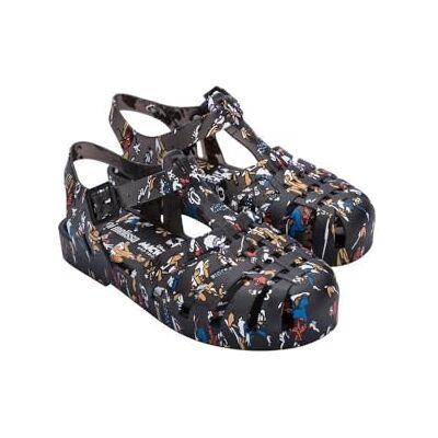 melissa Femme Mini Possession Print + Sandale de pêcheur, Noir, 33 EU - Publicité melissa Femme Mini Possession Print + Sandale de pêcheur, Noir, 33 EU - Publicité