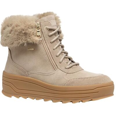Geox Bottines D Milleiny B ABX BAnkle pour Femme, Taupe Clair, 2 UK - Publicité Geox Bottines D Milleiny B ABX BAnkle pour Femme, Taupe Clair, 2 UK - Publicité