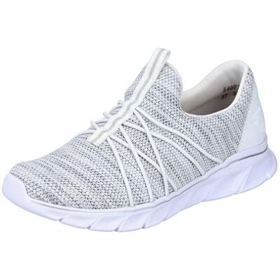 Rieker Femme 54071 Mocassin, Blanc, 36 EU - Publicité Rieker Femme 54071 Mocassin, Blanc, 36 EU - Publicité