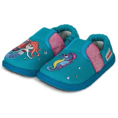 Giesswein Aislingen Capri 31 Chaussons pour Filles 100% Coton, Pantoufles légères pour Enfants avec Semelle antidérapante, Chaussures pour Le Jardin d'enfants - Publicité Giesswein Aislingen Capri 31 Chaussons pour Filles 100% Coton, Pantoufles légères pour Enfants avec Semelle antidérapante, Chaussures pour Le Jardin d'enfants - Publicité