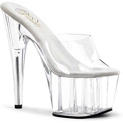 Pleaser ADORE-701, Sandales Plateforme Femme, Transparent (CLR/CLR), 39 EU (6) - Publicité Pleaser ADORE-701, Sandales Plateforme Femme, Transparent (CLR/CLR), 39 EU (6) - Publicité