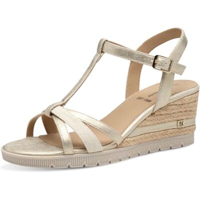 s.Oliver Femme Damen Sandale cale, Champagne Comb, 40 EU - Publicité s.Oliver Femme Damen Sandale cale, Champagne Comb, 40 EU - Publicité