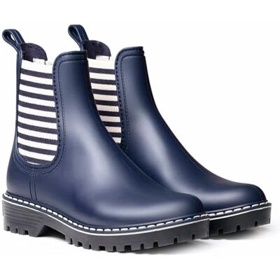 TONI PONS Botte de pluie femme CORBIN Ecru-Marinono, 37 EU - Publicité TONI PONS Botte de pluie femme CORBIN Ecru-Marinono, 37 EU - Publicité