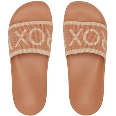 Roxy Slippy Knit SNDL Wheat/Turkish Coffee, Café turc blé, 41 EU - Publicité Roxy Slippy Knit SNDL Wheat/Turkish Coffee, Café turc blé, 41 EU - Publicité