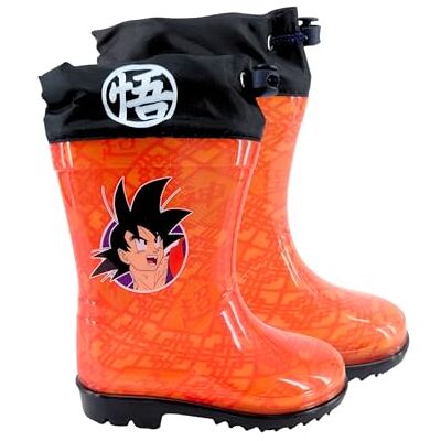Dragon Ball Z Bottes de Pluie Imperméables pour Garçon, Tailles EU 24 à 33 (Orange, EU 28/29, Système Taille Chaussures EU, Enfant de 2 à 5 ans, Homme, Numérique (intervalle), Moyen, 28, 29) - Publicité Dragon Ball Z Bottes de Pluie Imperméables pour Garçon, Tailles EU 24 à 33 (Orange, EU 28/29, Système Taille Chaussures EU, Enfant de 2 à 5 ans, Homme, Numérique (intervalle), Moyen, 28, 29) - Publicité