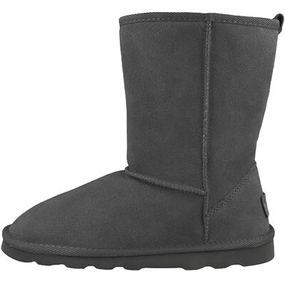 s.Oliver Femme Botte de Neige, Gris, 36 EU - Publicité s.Oliver Femme Botte de Neige, Gris, 36 EU - Publicité