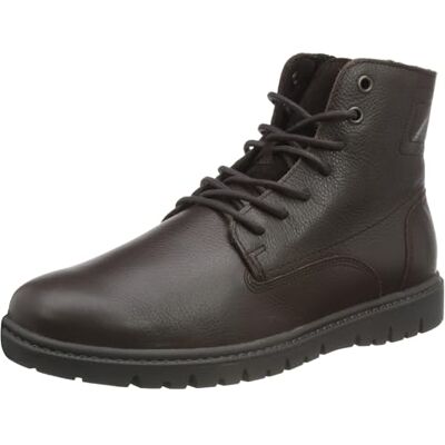 Geox Homme Ghiacciaio Bateau cheville, Café, 46 EU - Publicité Geox Homme Ghiacciaio Bateau cheville, Café, 46 EU - Publicité