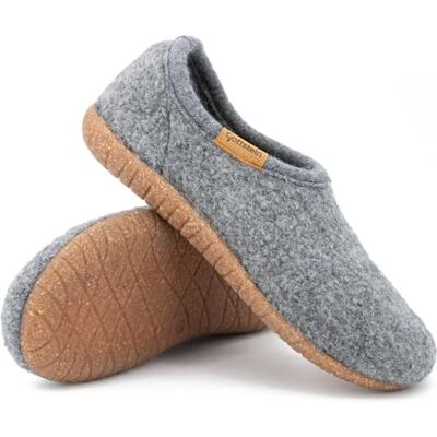 Gottstein Chaussons en feutre Alpine Midcut Pour homme et femme 100 % laine vierge Avec semelle intérieure confortable, Gris, 44 EU - Publicité Gottstein Chaussons en feutre Alpine Midcut Pour homme et femme 100 % laine vierge Avec semelle intérieure confortable, Gris, 44 EU - Publicité