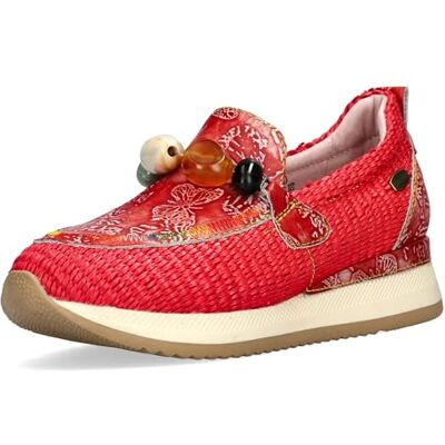 LAURA VITA Mocassins pour Femmes Gycmo 59, Pointure:39 EU, La Couleur:Rouge - Publicité LAURA VITA Mocassins pour Femmes Gycmo 59, Pointure:39 EU, La Couleur:Rouge - Publicité