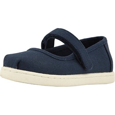 TOMS Fille Ballerine Mary Jane, Bleu Marine, 18.5 EU - Publicité TOMS Fille Ballerine Mary Jane, Bleu Marine, 18.5 EU - Publicité