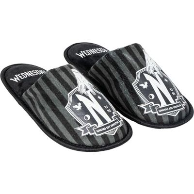 CERDÁ LIFE'S LITTLE MOMENTS Mixte Zapatillas De Casa Abierta Wednesday, Noir, 40 EU - Publicité CERDÁ LIFE'S LITTLE MOMENTS Mixte Zapatillas De Casa Abierta Wednesday, Noir, 40 EU - Publicité