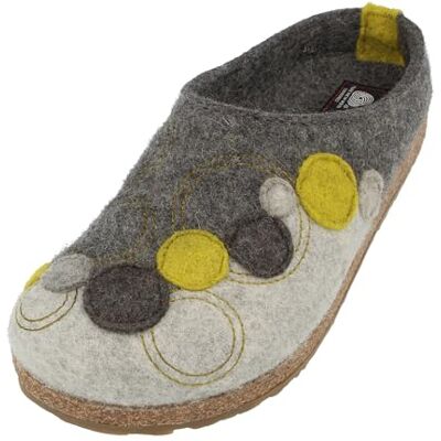HAFLINGER Grizzly Fizz Chaussons en feutre avec semelle en caoutchouc, anthracite, 39 EU - Publicité HAFLINGER Grizzly Fizz Chaussons en feutre avec semelle en caoutchouc, anthracite, 39 EU - Publicité