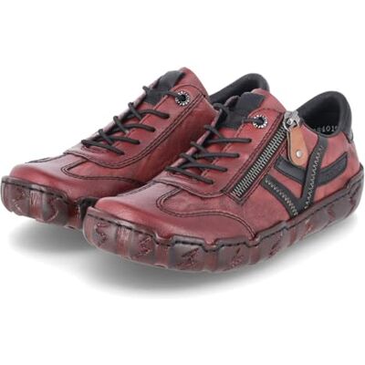 Rieker Chaussons en Cuir synthétique pour Femme Rouge, Rouge, 36 EU - Publicité Rieker Chaussons en Cuir synthétique pour Femme Rouge, Rouge, 36 EU - Publicité