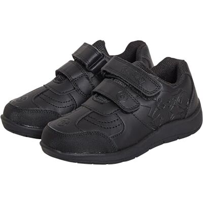 Pokémon Chaussures d'école pour garçons, Baskets Noires Pikachu pour Enfants, Sangles de Fixation faciles au Toucher - Publicité Pokémon Chaussures d'école pour garçons, Baskets Noires Pikachu pour Enfants, Sangles de Fixation faciles au Toucher - Publicité