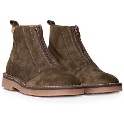 TONI PONS India-SY Bottines pour femme en croûte de cuir, kaki, 38 EU - Publicité TONI PONS India-SY Bottines pour femme en croûte de cuir, kaki, 38 EU - Publicité