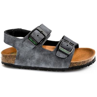 Pablosky Bio Sandale, Gris, 33 EU Large - Publicité Pablosky Bio Sandale, Gris, 33 EU Large - Publicité