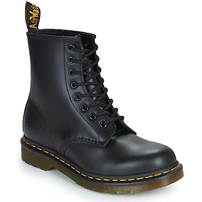 Dr. Martens 8 œillets, Rangers Femme, Verni Noir Verni, 47 EU - Publicité Dr. Martens 8 œillets, Rangers Femme, Verni Noir Verni, 47 EU - Publicité