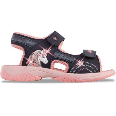 Lotto ANOGA K Sandales de sport, bleu marine/rose, 25 EU, Bleu marine rose., 25 EU - Publicité Lotto ANOGA K Sandales de sport, bleu marine/rose, 25 EU, Bleu marine rose., 25 EU - Publicité