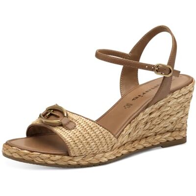 Tamaris Femme Damen 1-28339-44 Sandale cale, Crème Naturelle, 37 EU - Publicité Tamaris Femme Damen 1-28339-44 Sandale cale, Crème Naturelle, 37 EU - Publicité