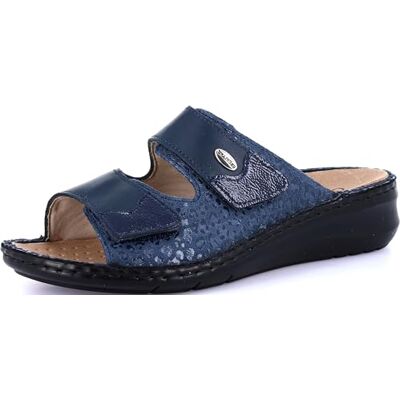 GRÜNLAND Chaussons confort GRUNLAND-DAMI avec fermeture double velcro, semelle Conforma, semelle intérieure amovible en liège et cuir et coutures cousues main - Publicité GRÜNLAND Chaussons confort GRUNLAND-DAMI avec fermeture double velcro, semelle Conforma, semelle intérieure amovible en liège et cuir et coutures cousues main - Publicité