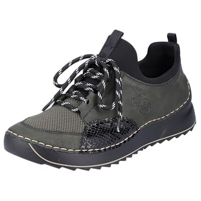Rieker Femme 51513 Mocassin, Combinaison Verte, 42 EU - Publicité Rieker Femme 51513 Mocassin, Combinaison Verte, 42 EU - Publicité