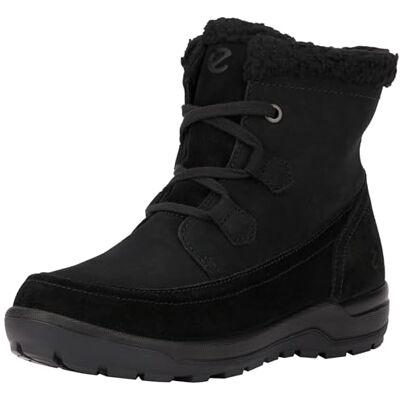 ECCO Femme Trace Lite Snow-boots, Nubuck Noir, 42 EU - Publicité ECCO Femme Trace Lite Snow-boots, Nubuck Noir, 42 EU - Publicité