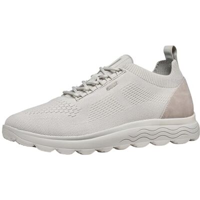 Geox U SPHERICA A Baskets pour Homme, Gris Clair, Taille 46 UE - Publicité Geox U SPHERICA A Baskets pour Homme, Gris Clair, Taille 46 UE - Publicité